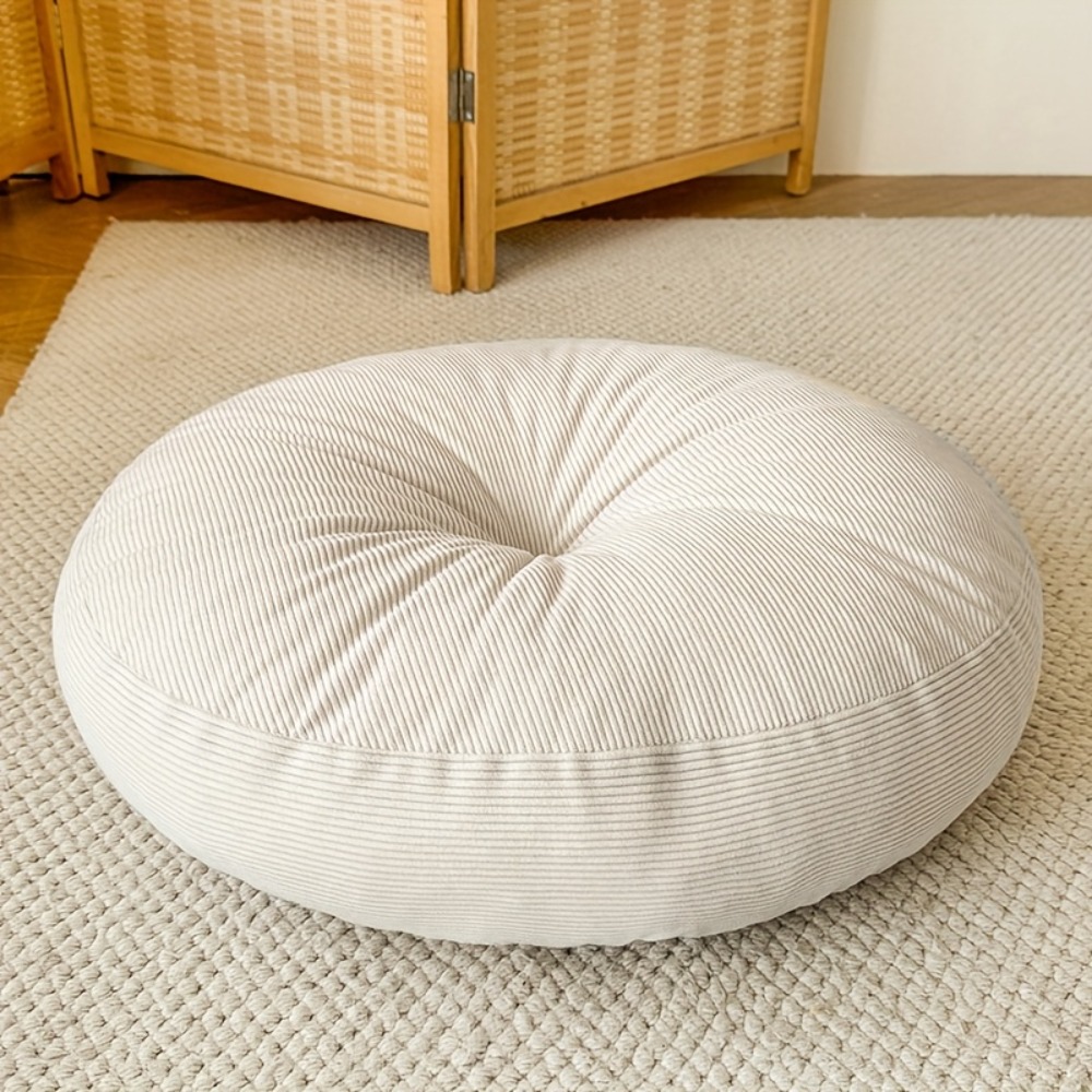 Meditation Cushion Zafu - وسادة مستديرة سميكة، وسادة يوجا للتأمل