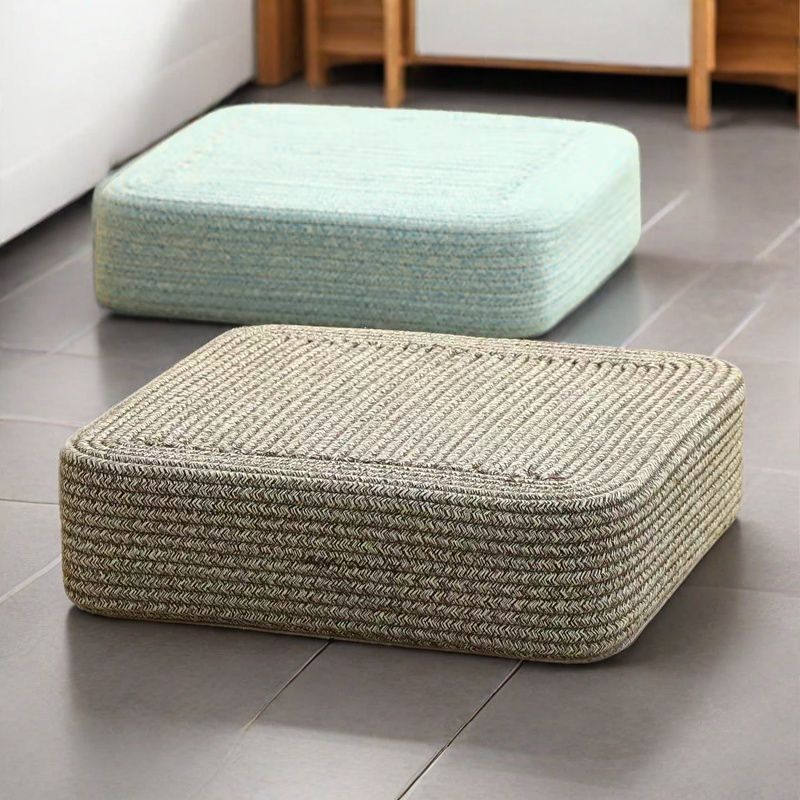 Meditation Cushion Zafu - وسادة زافو مربعة للتأمل، وسادة أرضية