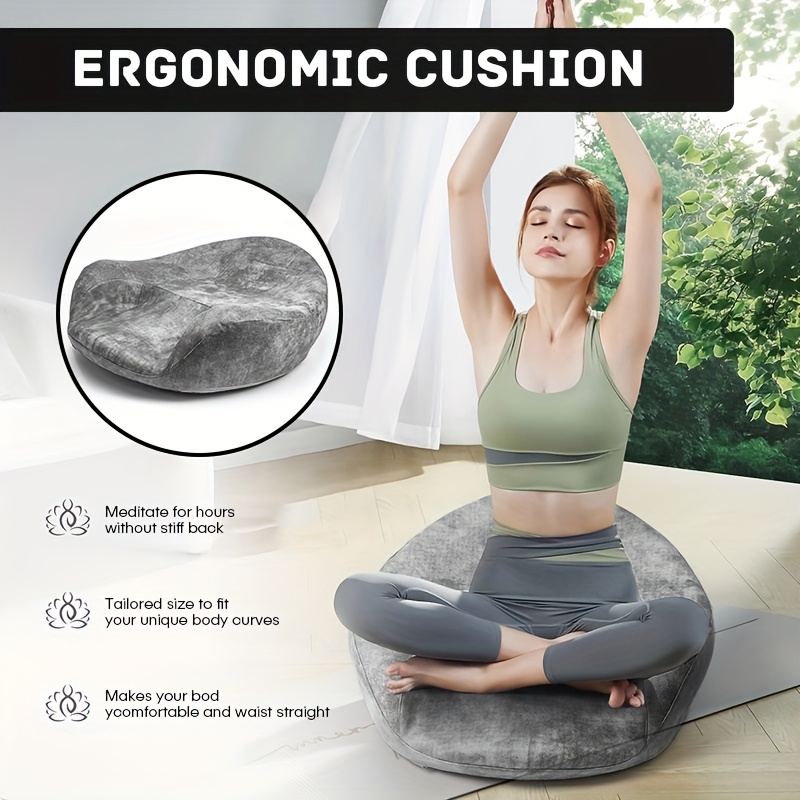 Meditation Cushion Zafu - وسادة مراقب من إسفنج الذاكرة مع