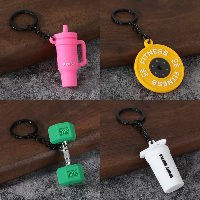 Health Wellness Gifts - سلسلة مفاتيح أنيقة بتصميم 4 أنماط