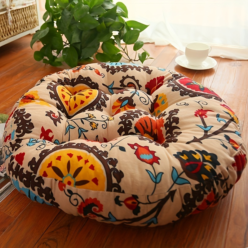 وسادة وسادة أرضية مستديرة سميك - مراجعة Meditation Cushion Zafu وسعره