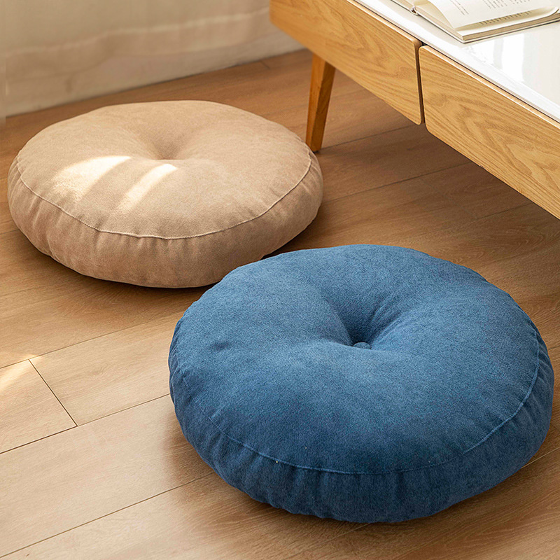 وسادة تأمل مستديرة بلون صلب ،  - مراجعة Meditation Cushion Zafu وسعره