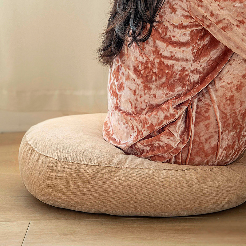 وسادة تأمل مستديرة بلون صلب ،  - مراجعة Meditation Cushion Zafu وسعره