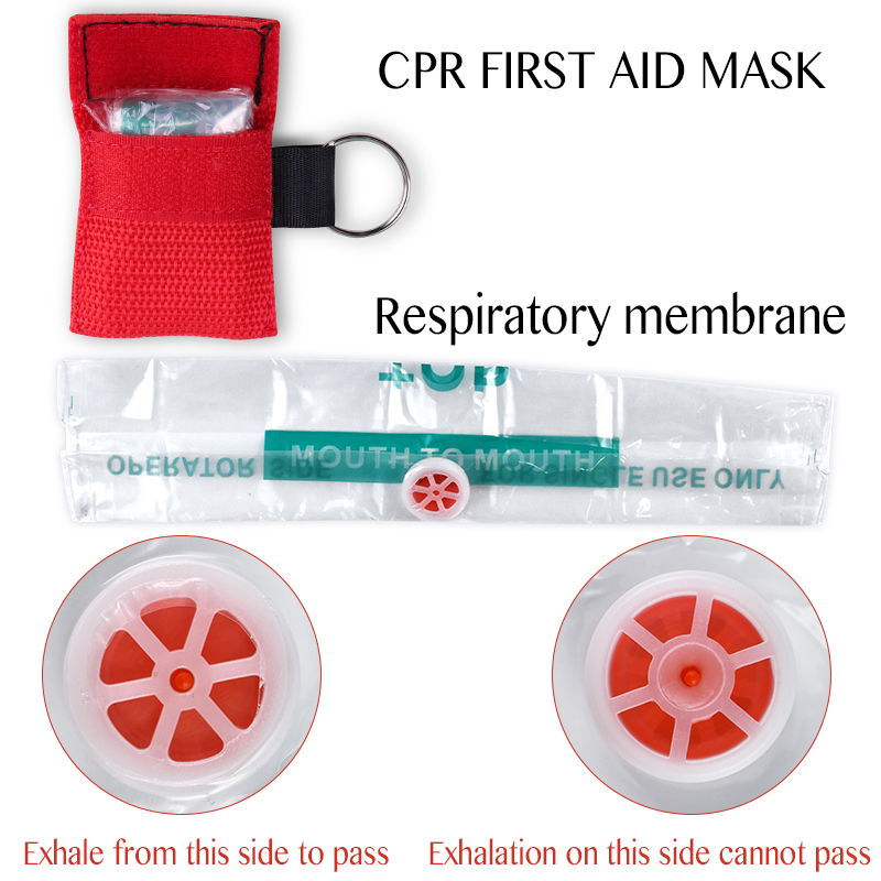 50 قطعة CPR الإنعاش قناع المحم - مراجعة Health Wellness Gifts وسعره