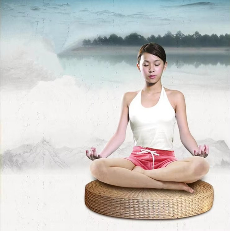 5 حجم حار الطبيعية القش مستدير - مراجعة Meditation Cushion Zafu وسعره