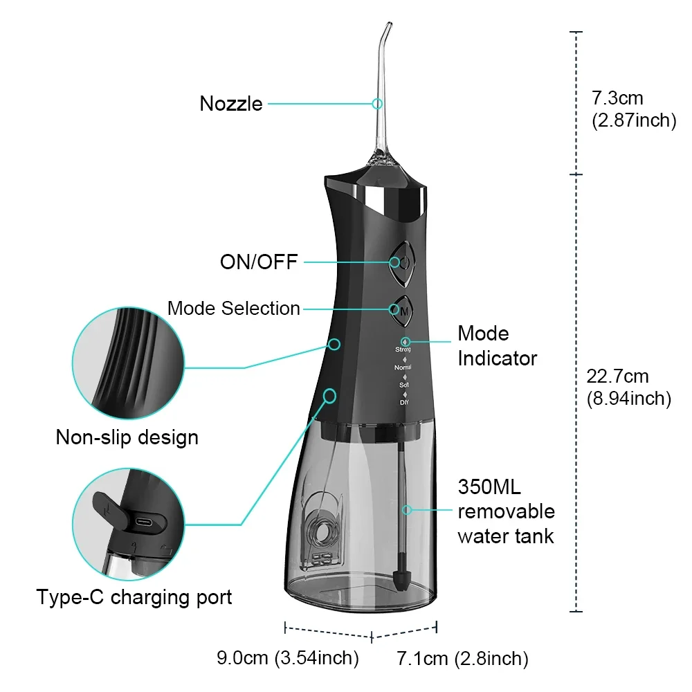 جهاز تنظيف الأسنان بالماء محمو - مراجعة Oral Irrigator Flosser وسعره
